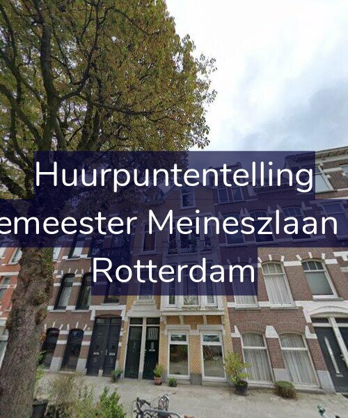 Foto gevel Huurpuntentelling voor Burgemeester Meineszlaan 52-A, Rotterdam