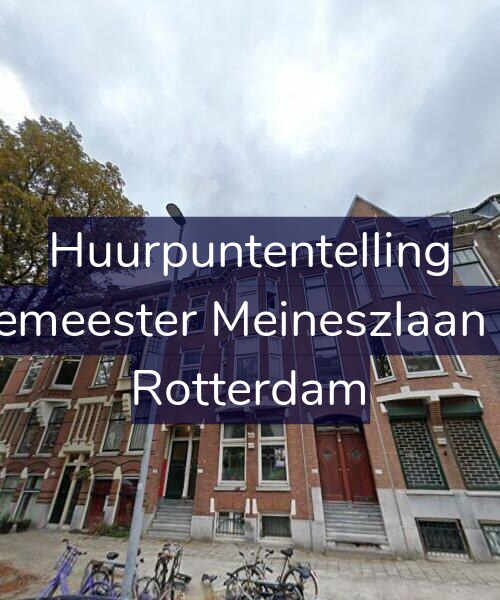 Foto gevel Huurpuntentelling voor Burgemeester Meineszlaan 24-D, Rotterdam