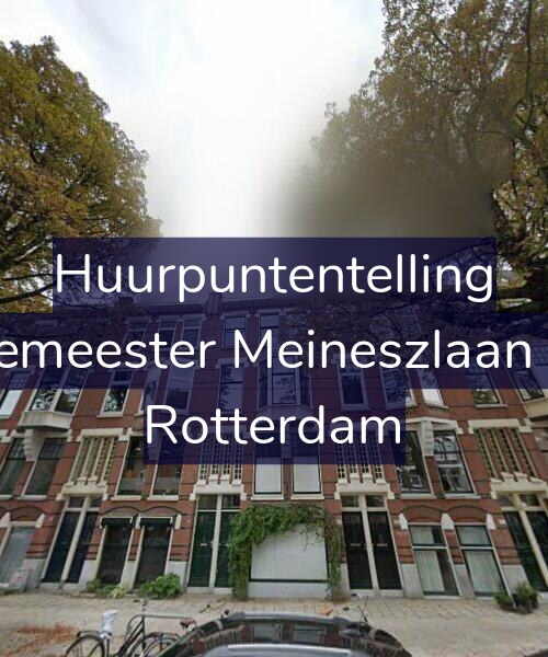 Foto gevel Huurpuntentelling voor Burgemeester Meineszlaan 18-A, Rotterdam