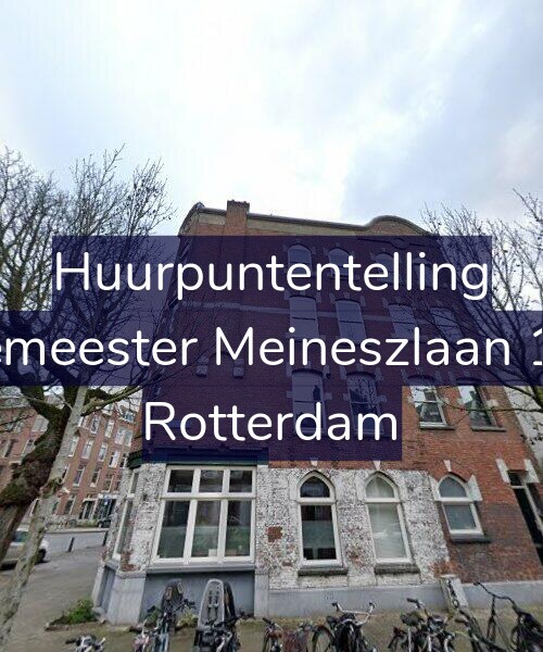 Foto gevel Huurpuntentelling voor Burgemeester Meineszlaan 100-A, Rotterdam