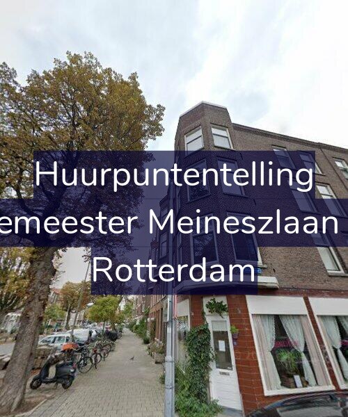 Foto gevel Huurpuntentelling voor Burgemeester Meineszlaan 99-B, Rotterdam