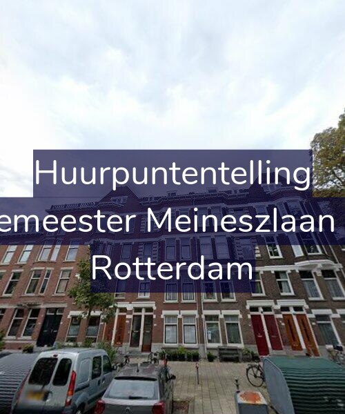 Foto gevel Huurpuntentelling voor Burgemeester Meineszlaan 27-A, Rotterdam