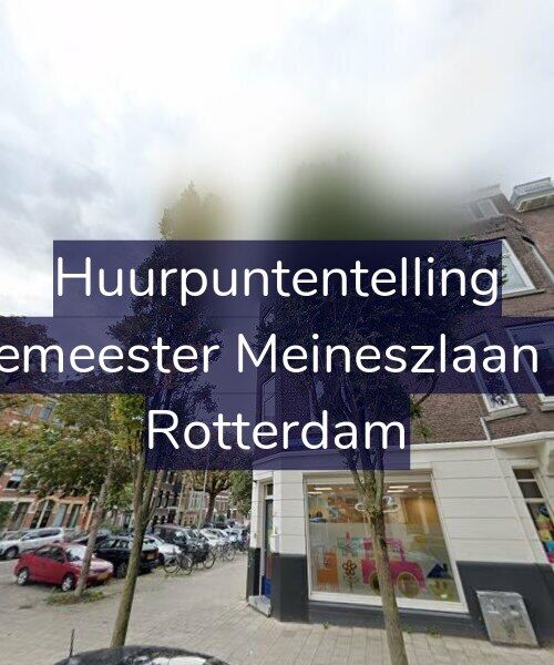 Foto gevel Huurpuntentelling voor Burgemeester Meineszlaan 37-B, Rotterdam