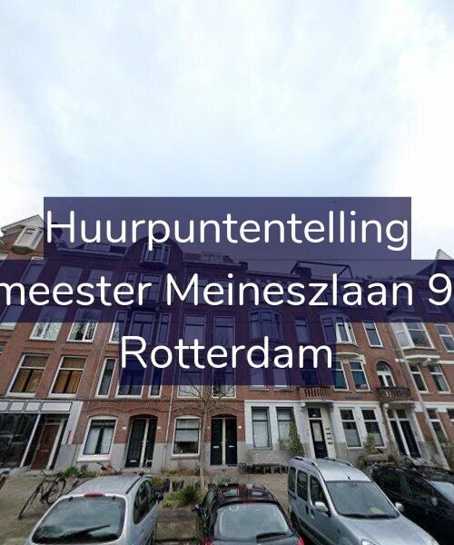 Foto gevel Huurpuntentelling voor Burgemeester Meineszlaan 91-A02, Rotterdam