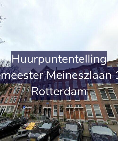 Foto gevel Huurpuntentelling voor Burgemeester Meineszlaan 105-B, Rotterdam