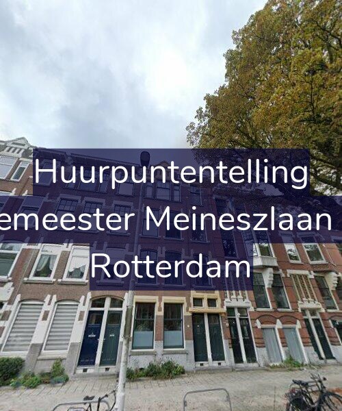 Foto gevel Huurpuntentelling voor Burgemeester Meineszlaan 12-A, Rotterdam