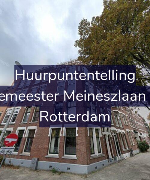 Foto gevel Huurpuntentelling voor Burgemeester Meineszlaan 60-A, Rotterdam