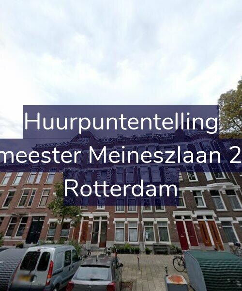 Foto gevel Huurpuntentelling voor Burgemeester Meineszlaan 27-B03, Rotterdam