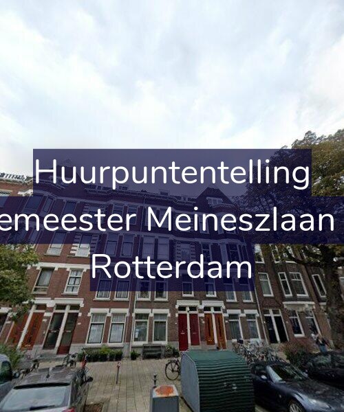 Foto gevel Huurpuntentelling voor Burgemeester Meineszlaan 25-B, Rotterdam