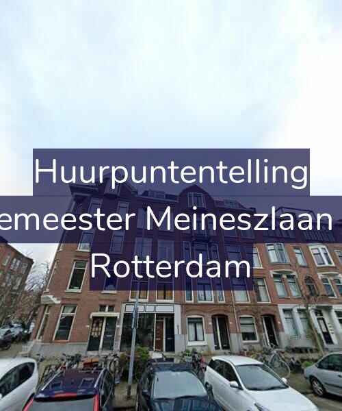 Foto gevel Huurpuntentelling voor Burgemeester Meineszlaan 95-B, Rotterdam