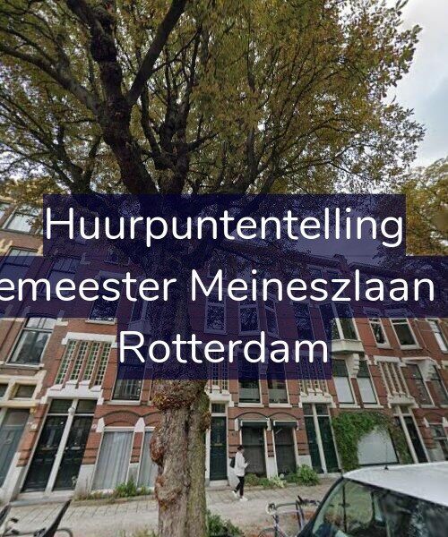 Foto gevel Huurpuntentelling voor Burgemeester Meineszlaan 16-A, Rotterdam