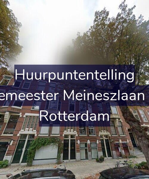 Foto gevel Huurpuntentelling voor Burgemeester Meineszlaan 20-A, Rotterdam