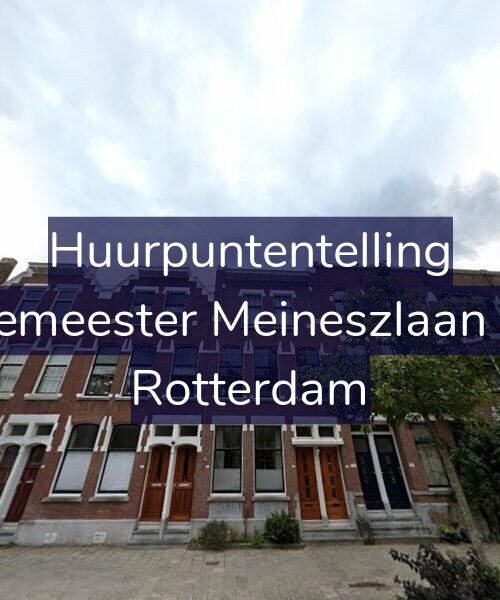 Foto gevel Huurpuntentelling voor Burgemeester Meineszlaan 72-A, Rotterdam