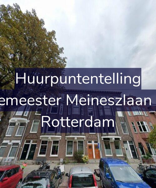 Foto gevel Huurpuntentelling voor Burgemeester Meineszlaan 19-A, Rotterdam