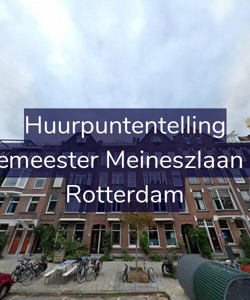 Foto gevel Huurpuntentelling voor Burgemeester Meineszlaan 81-A, Rotterdam