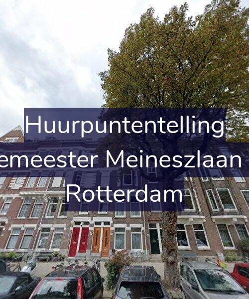Foto gevel Huurpuntentelling voor Burgemeester Meineszlaan 23-A, Rotterdam