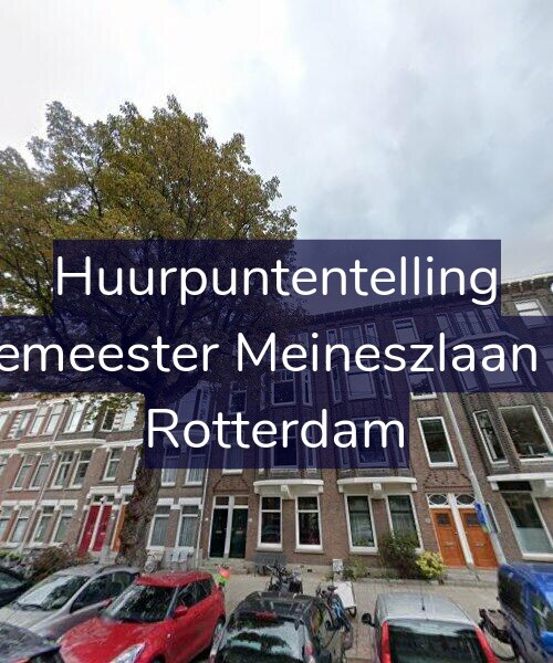 Foto gevel Huurpuntentelling voor Burgemeester Meineszlaan 21-B, Rotterdam