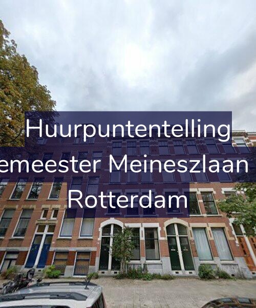 Foto gevel Huurpuntentelling voor Burgemeester Meineszlaan 42-A, Rotterdam