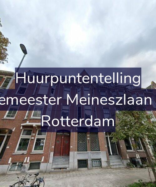 Foto gevel Huurpuntentelling voor Burgemeester Meineszlaan 26-B, Rotterdam