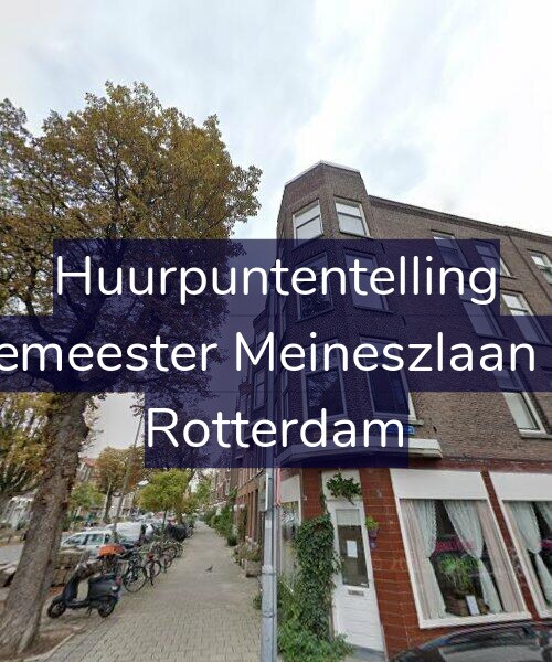 Foto gevel Huurpuntentelling voor Burgemeester Meineszlaan 99-D, Rotterdam