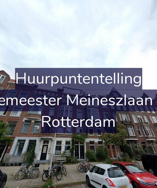 Foto gevel Huurpuntentelling voor Burgemeester Meineszlaan 87-A, Rotterdam