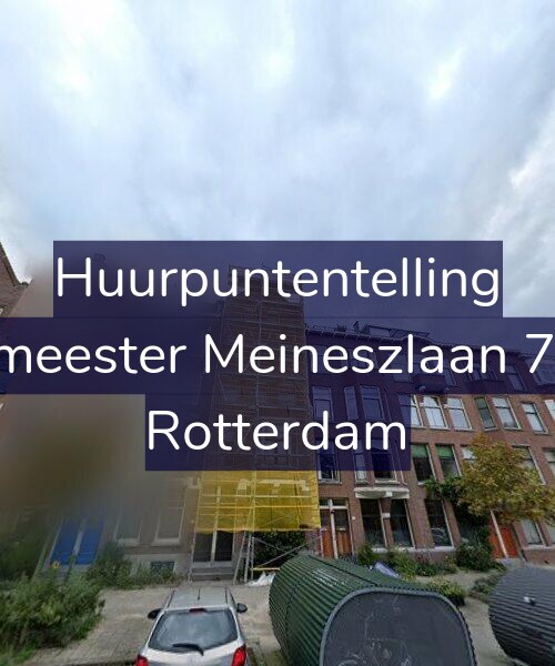 Foto gevel Huurpuntentelling voor Burgemeester Meineszlaan 73-B03, Rotterdam