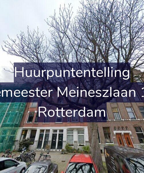 Foto gevel Huurpuntentelling voor Burgemeester Meineszlaan 111-B, Rotterdam