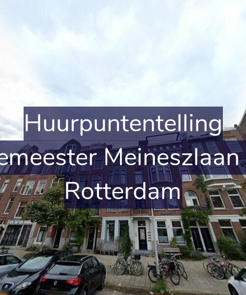 Foto gevel Huurpuntentelling voor Burgemeester Meineszlaan 89-D, Rotterdam