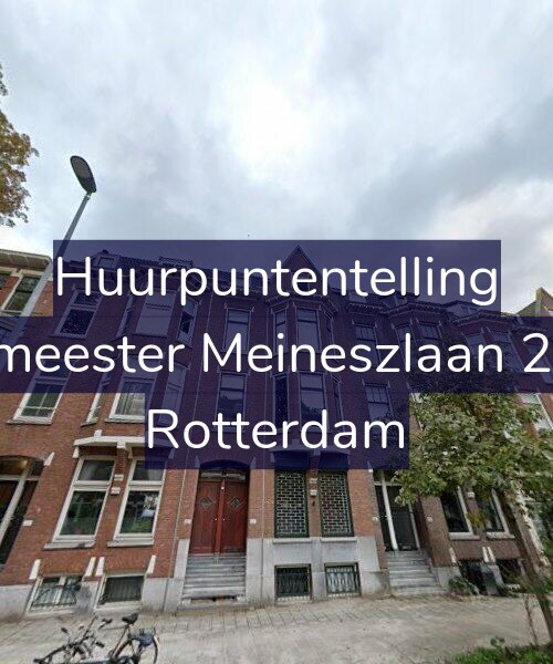 Foto gevel Huurpuntentelling voor Burgemeester Meineszlaan 26-A01, Rotterdam