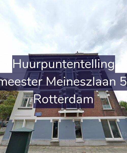 Foto gevel Huurpuntentelling voor Burgemeester Meineszlaan 56-A02, Rotterdam