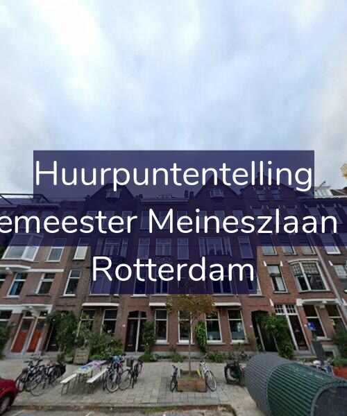 Foto gevel Huurpuntentelling voor Burgemeester Meineszlaan 81-B, Rotterdam
