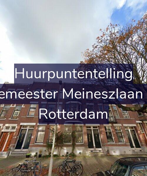 Foto gevel Huurpuntentelling voor Burgemeester Meineszlaan 76-A, Rotterdam