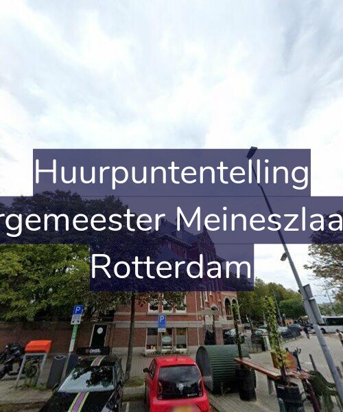 Foto gevel Huurpuntentelling voor Burgemeester Meineszlaan 1, Rotterdam
