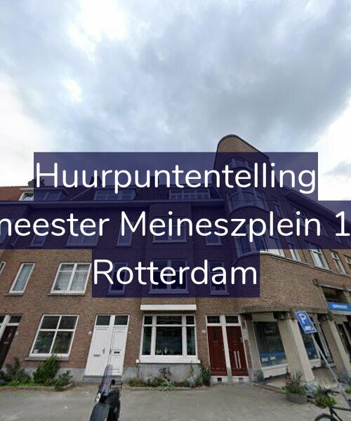 Foto gevel Huurpuntentelling voor Burgemeester Meineszplein 10-ABG, Rotterdam