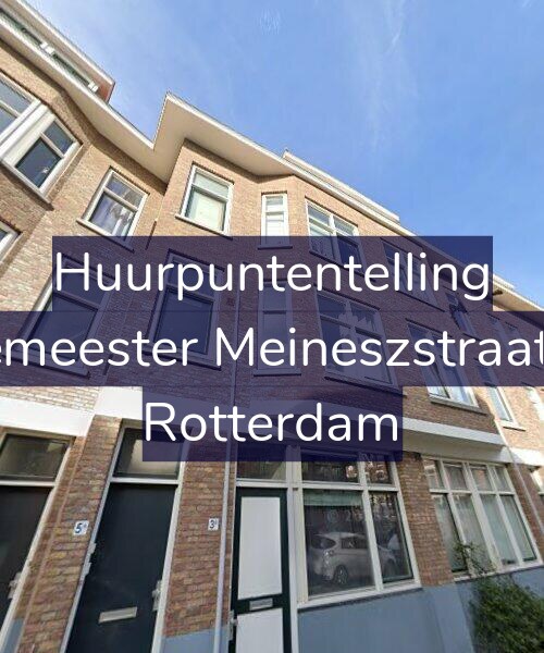 Foto gevel Huurpuntentelling voor Burgemeester Meineszstraat 5-01, Rotterdam