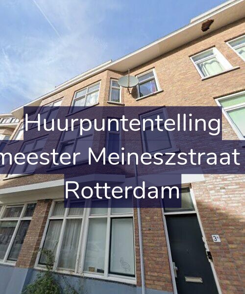 Foto gevel Huurpuntentelling voor Burgemeester Meineszstraat 3-A01, Rotterdam