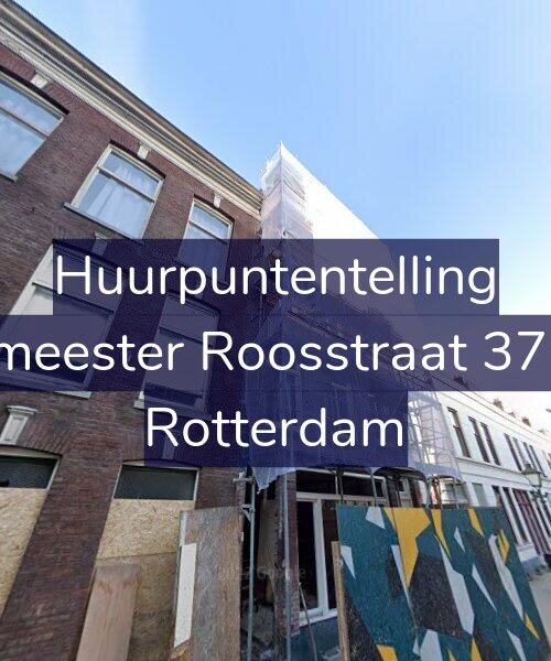 Foto gevel Huurpuntentelling voor Burgemeester Roosstraat 37-B01A, Rotterdam