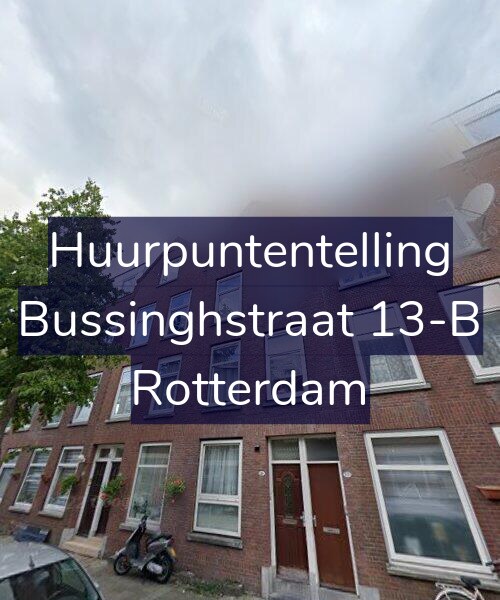 Foto gevel Huurpuntentelling voor Bussinghstraat 13-B, Rotterdam