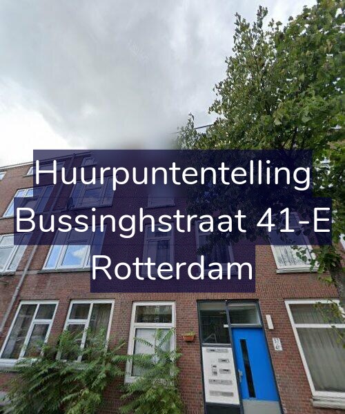 Foto gevel Huurpuntentelling voor Bussinghstraat 41-E, Rotterdam