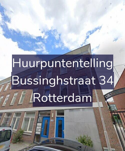 Foto gevel Huurpuntentelling voor Bussinghstraat 34, Rotterdam