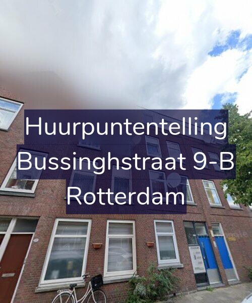 Foto gevel Huurpuntentelling voor Bussinghstraat 9-B, Rotterdam