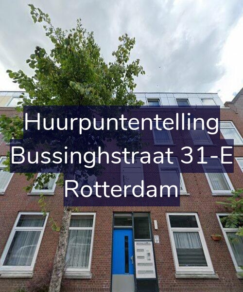 Foto gevel Huurpuntentelling voor Bussinghstraat 31-E, Rotterdam