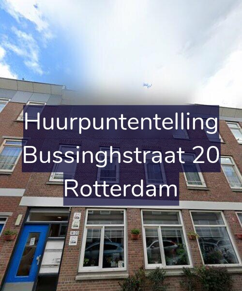 Foto gevel Huurpuntentelling voor Bussinghstraat 20, Rotterdam