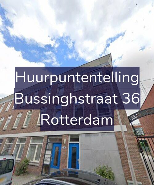 Foto gevel Huurpuntentelling voor Bussinghstraat 36, Rotterdam