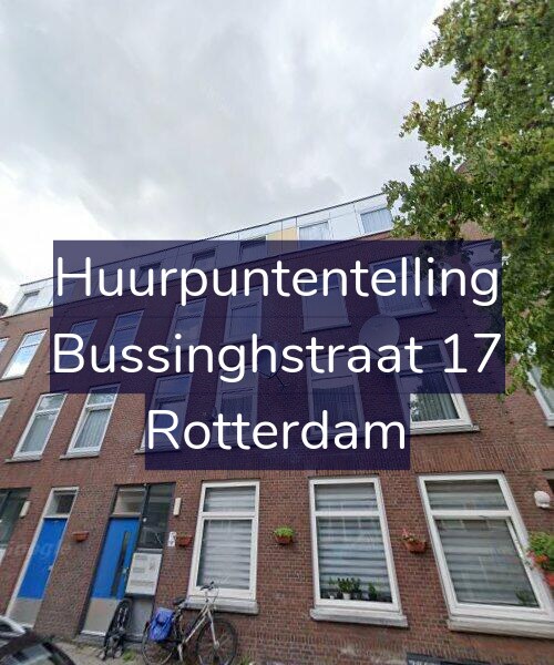 Foto gevel Huurpuntentelling voor Bussinghstraat 17, Rotterdam