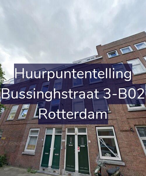 Foto gevel Huurpuntentelling voor Bussinghstraat 3-B02, Rotterdam