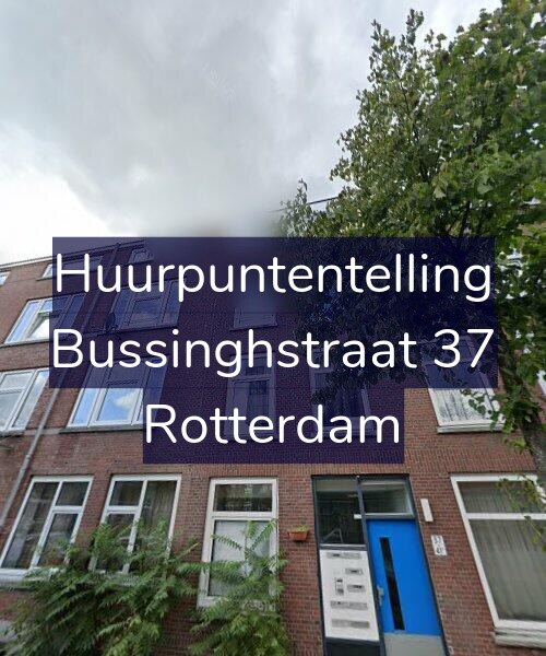 Foto gevel Huurpuntentelling voor Bussinghstraat 37, Rotterdam