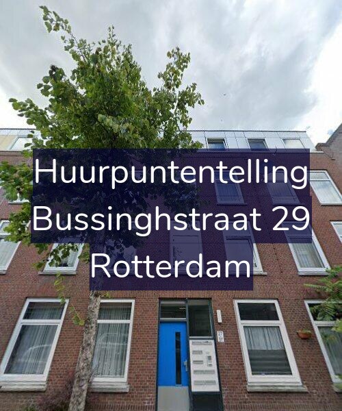 Foto gevel Huurpuntentelling voor Bussinghstraat 29, Rotterdam