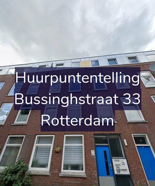 Foto gevel Huurpuntentelling voor Bussinghstraat 33, Rotterdam