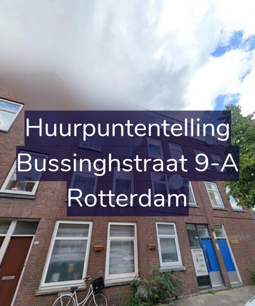 Foto gevel Huurpuntentelling voor Bussinghstraat 9-A, Rotterdam